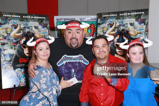 Actors Cristina Sanz, Gabriel Iglesias, Angel Callahan and Caley Versfelt attend the Best Buddies Hosts Private Screening And Cast Meet And Greet Of...