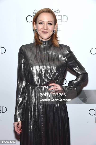 Actress Louisa Krause attends the "Crooked House" New York premiere at Metrograph on December 13, 2017 in New York City.