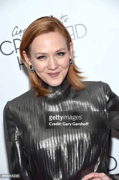 Actress Louisa Krause attends the "Crooked House" New York premiere at Metrograph on December 13, 2017 in New York City.