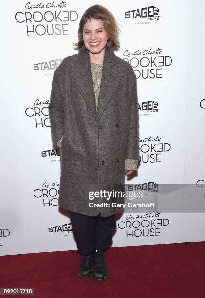 Actress Emily Althaus attends the "Crooked House" New York premiere at Metrograph on December 13, 2017 in New York City.