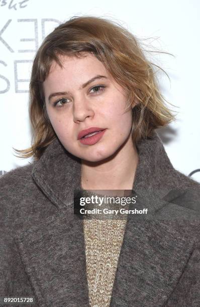 Actress Emily Althaus attends the "Crooked House" New York premiere at Metrograph on December 13, 2017 in New York City.