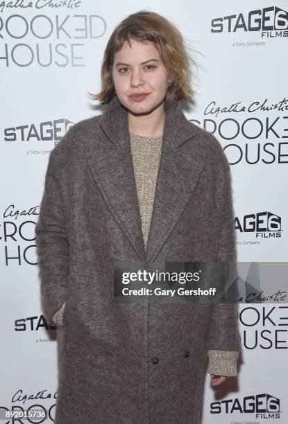 Actress Emily Althaus attends the "Crooked House" New York premiere at Metrograph on December 13, 2017 in New York City.