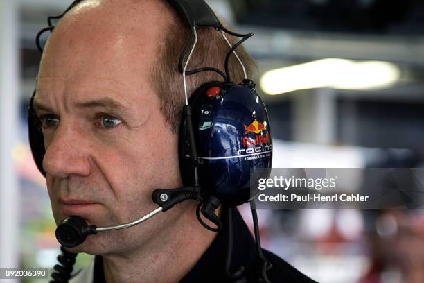 Adrian Newey, Grand Prix of Spain, Circuit de Barcelona-Catalunya, 27 April 2008.