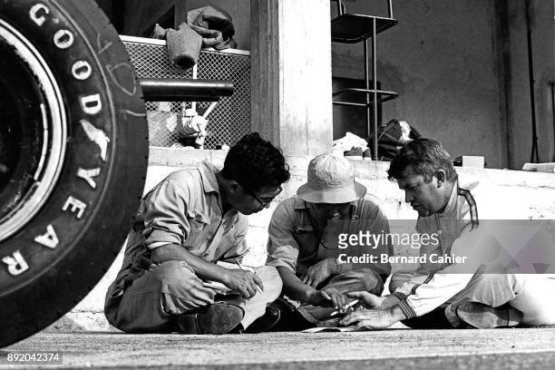 Yoshio Nakamura, Ronnie Bucknum, Honda RA271, Grand Prix of Germany, Nurburgring, 02 August 1964. Yoshio Nakamura, father of the Honda RA271, with...