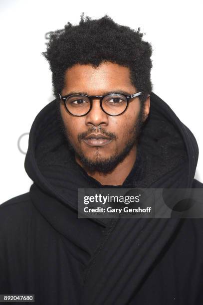 Producer/costume designer Chester Algernal attends the "Crooked House" New York premiere at Metrograph on December 13, 2017 in New York City.