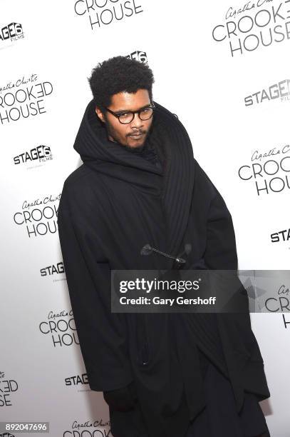 Producer/costume designer Chester Algernal attends the "Crooked House" New York premiere at Metrograph on December 13, 2017 in New York City.