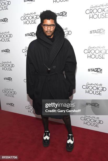 Producer/costume designer Chester Algernal attends the "Crooked House" New York premiere at Metrograph on December 13, 2017 in New York City.