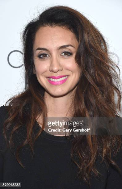 Actress Mozhan Marnò attends the "Crooked House" New York premiere at Metrograph on December 13, 2017 in New York City.