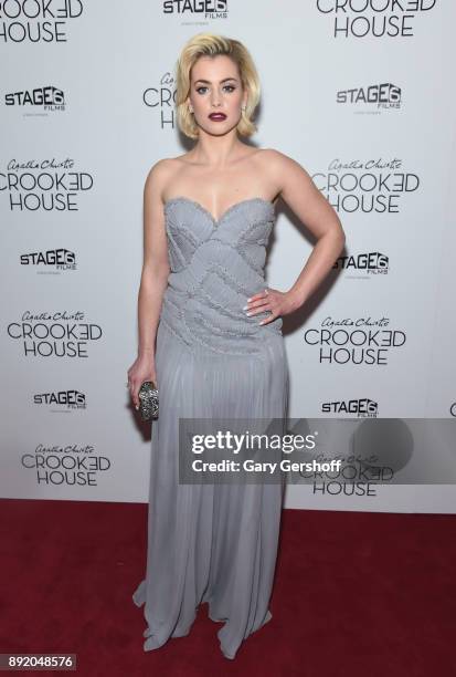 Actress Stefani Martini attends the "Crooked House" New York premiere at Metrograph on December 13, 2017 in New York City.