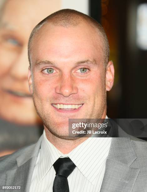 Greg Zuerlein attends the premiere of Warner Bros. Pictures' 'Father Figures' on December 13, 2017 in Los Angeles, California.