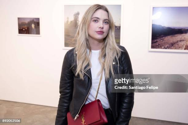 Ashley Benson attends the "Anton Yelchin: Provocative Beauty" Opening Night Exhibition at De Buck Gallery on December 13, 2017 in New York City.