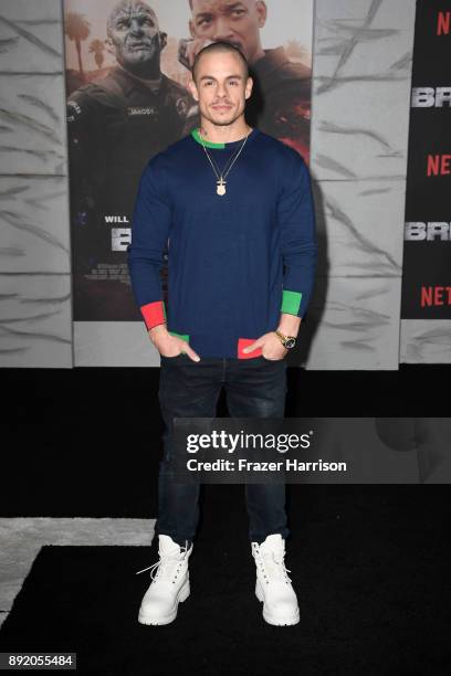 Beau Casper Smart attends the Premiere Of Netflix's "Bright" at Regency Village Theatre on December 13, 2017 in Westwood, California.