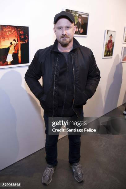 Ben Foster attends the "Anton Yelchin: Provocative Beauty" Opening Night Exhibition at De Buck Gallery on December 13, 2017 in New York City.