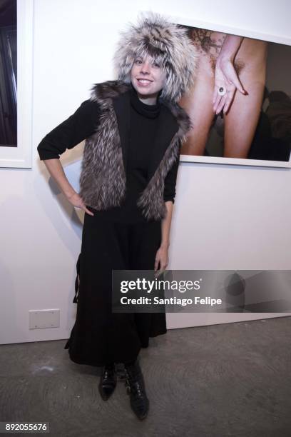 Gigi Burris attends the "Anton Yelchin: Provocative Beauty" Opening Night Exhibition at De Buck Gallery on December 13, 2017 in New York City.