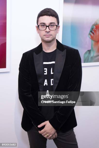 Christian Siriano attends the "Anton Yelchin: Provocative Beauty" Opening Night Exhibition at De Buck Gallery on December 13, 2017 in New York City.