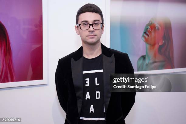 Christian Siriano attends the "Anton Yelchin: Provocative Beauty" Opening Night Exhibition at De Buck Gallery on December 13, 2017 in New York City.