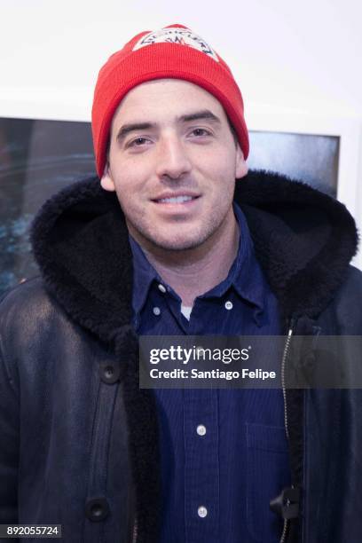 Logan Horne attends the "Anton Yelchin: Provocative Beauty" Opening Night Exhibition at De Buck Gallery on December 13, 2017 in New York City.