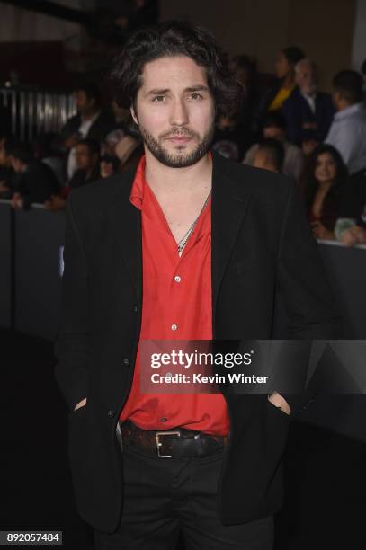 John Patrick Amedori attends the Premiere Of Netflix's "Bright" at Regency Village Theatre on December 13, 2017 in Westwood, California.