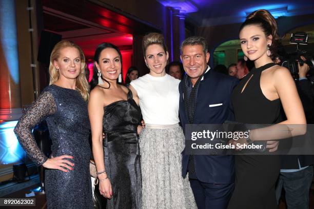 Phoebe Rocchi, Ana Grote, Danila Langguth, Jewelry designer of "Juwelenschmiede" Thomas Jirgens and Clara Buchner during the Audi Generation Award...