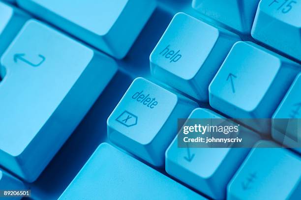 delete key... - delete key stockfoto's en -beelden