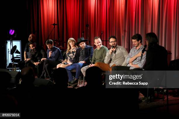 Josh Heffernan, Ulf Bjorlin, Matt Rubin, Liz Beebe, Zach Lupetin, James Klopfleisch, Daniel Mark and Connor Vance of The Dustbowl Revival speak with...