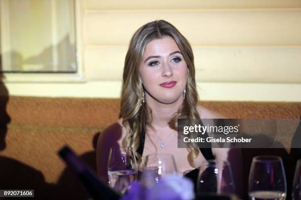 Gina-Maria Schumacher, daughter of of Michael Schumacher during the Audi Generation Award 2017 at Hotel Bayerischer Hof on December 13, 2017 in...