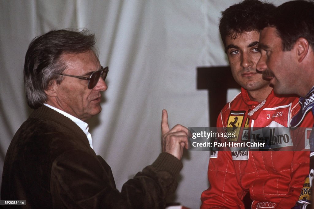 Bernie Ecclestone, Jean Alesi, Nigel Mansell, Grand Prix Of Canada
