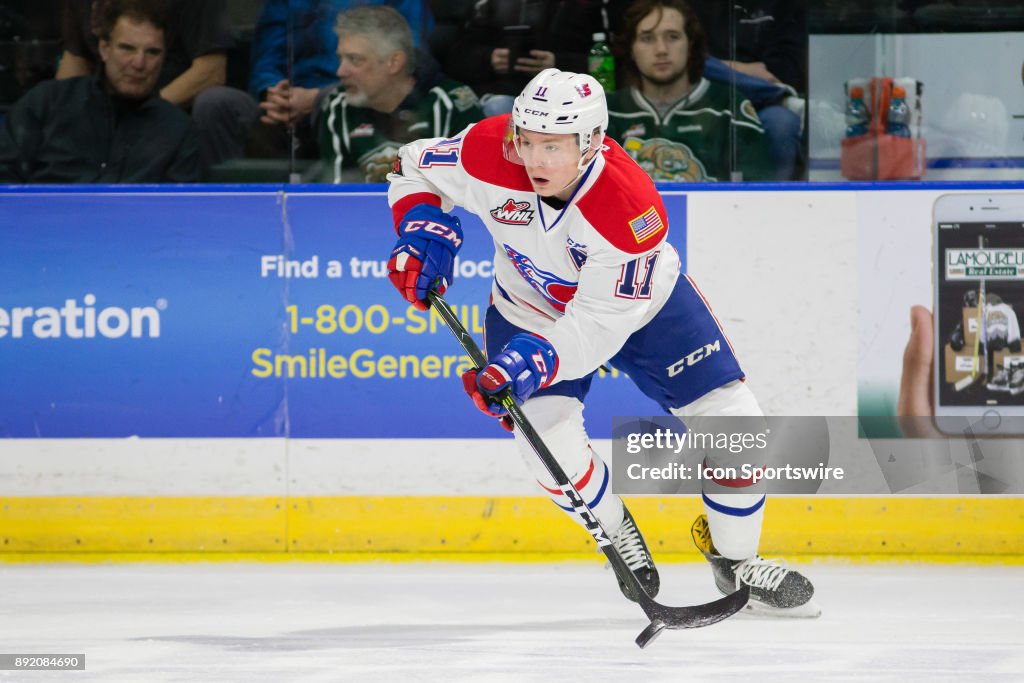 WHL: DEC 08 Spokane Chiefs at Everett Silvertips