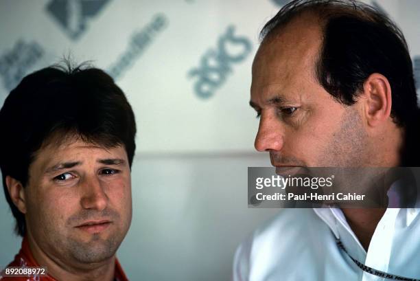 Michael Andretti, Ron Dennis, McLaren-Ford MP4/8, Grand Prix of San Marino, Autodromo Enzo e Dino Ferrari, Imola, 25 April 1993.
