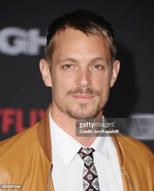 Actor Joel Kinnaman and wife Cleo Wattenstrom attend the premiere of Netflix's "Bright" at Regency Village Theatre on December 13, 2017 in Westwood,...