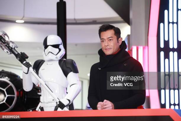 Actor Louis Koo attends the premiere of film 'Star Wars: The Last Jedi' on December 13, 2017 in Hong Kong, China.