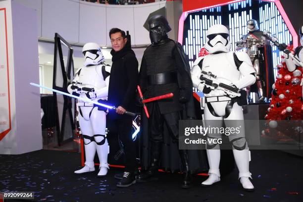 Actor Louis Koo attends the premiere of film 'Star Wars: The Last Jedi' on December 13, 2017 in Hong Kong, China.