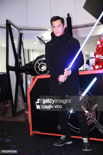 Actor Louis Koo attends the premiere of film 'Star Wars: The Last Jedi' on December 13, 2017 in Hong Kong, China.