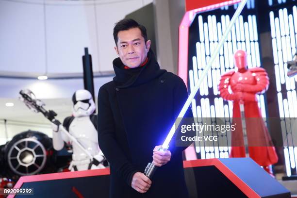 Actor Louis Koo attends the premiere of film 'Star Wars: The Last Jedi' on December 13, 2017 in Hong Kong, China.