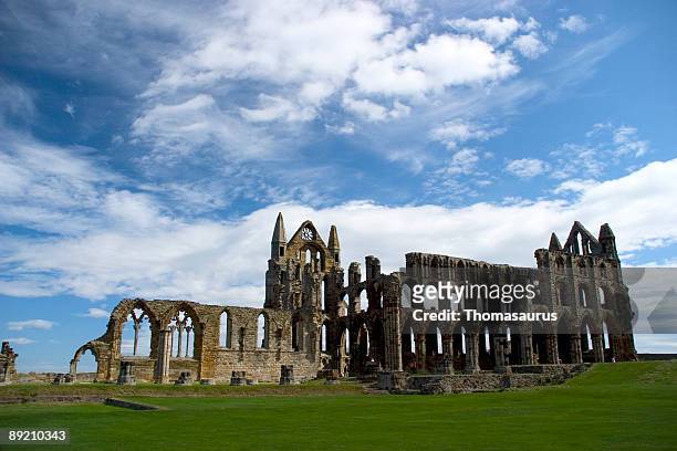whitby abbey - whitby stock pictures, royalty-free photos & images