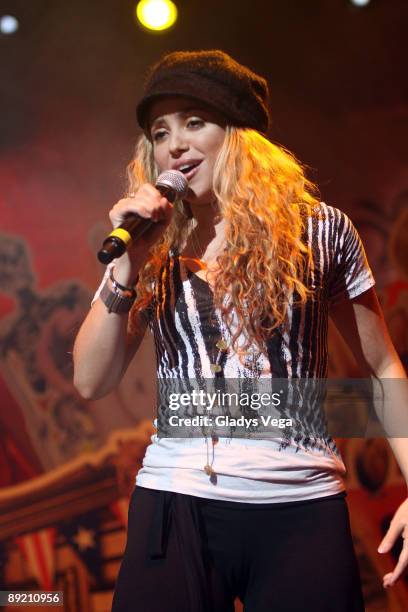 Shakira performs "No Hay Nadie Como Tu" Rene Perez of Calle 13 at Coliseo Jose M. Agrelot on May 2, 2009 in San Juan, Puerto Rico.