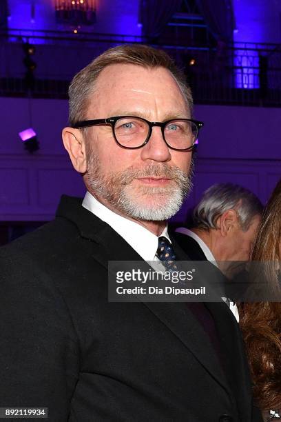 Daniel Craig attends the Museum of the Moving Image Salute to Annette Bening at 583 Park Avenue on December 13, 2017 in New York City.