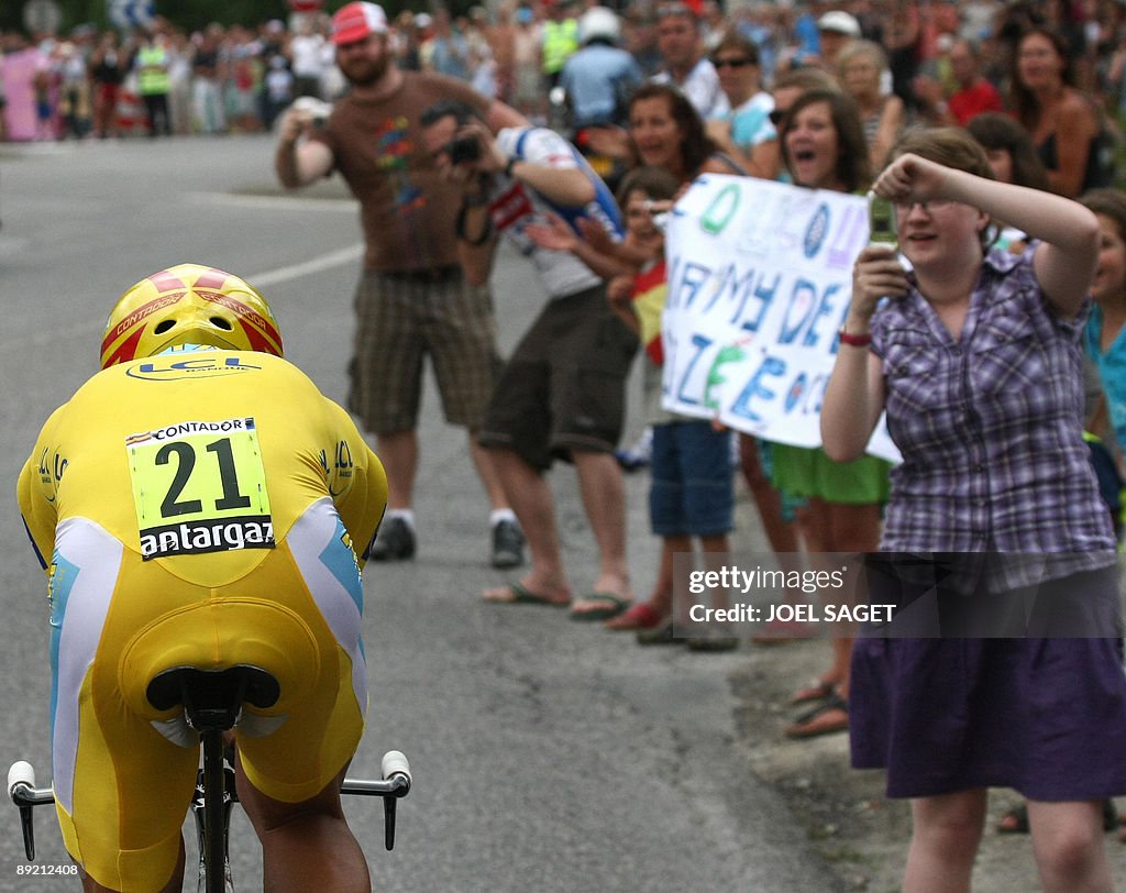 Yellow jersey of overall leader, 2007 To