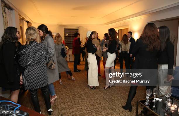 View of the Olgana Paris cocktail party at the Chateau Marmont on December 13, 2017 in Los Angeles, California.