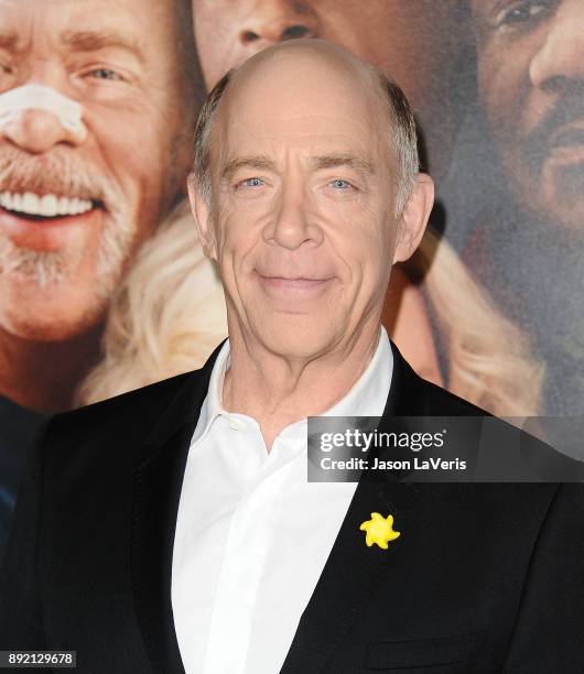 Actor J.K. Simmons attends the premiere of "Father Figures" at TCL Chinese Theatre on December 13, 2017 in Hollywood, California.