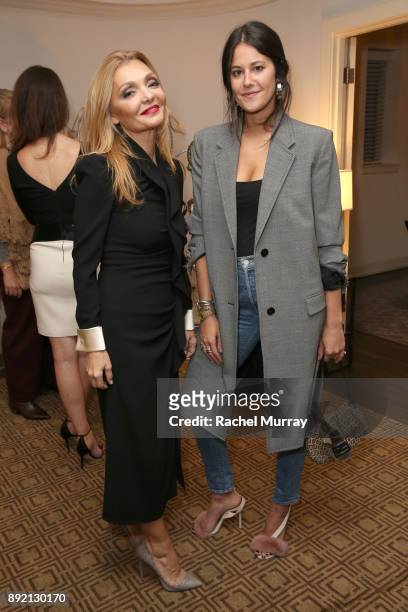 Olgana Paris Designer Olga Djanguirov and stylist Michelle Dani attend the Olgana Paris cocktail party at the Chateau Marmont on December 13, 2017 in...