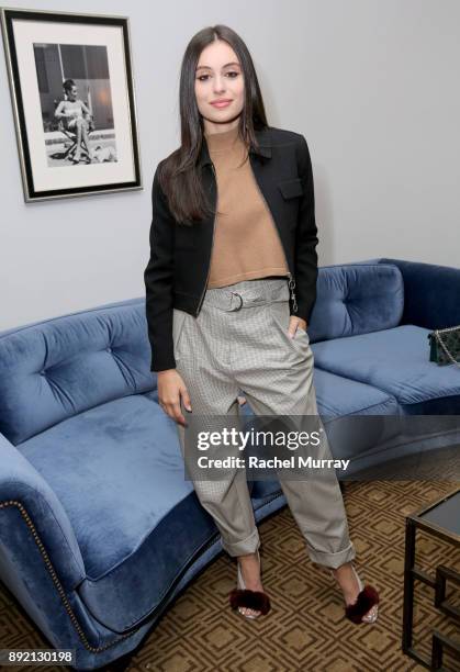 Marta Pozzan attends the Olgana Paris cocktail party at the Chateau Marmont on December 13, 2017 in Los Angeles, California.