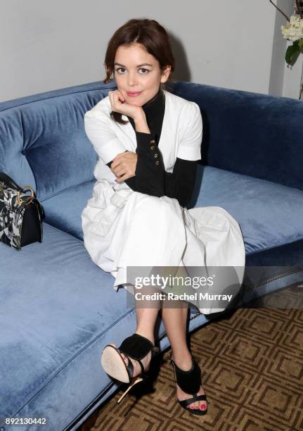 Nora Zehetner attends the Olgana Paris cocktail party at the Chateau Marmont on December 13, 2017 in Los Angeles, California.