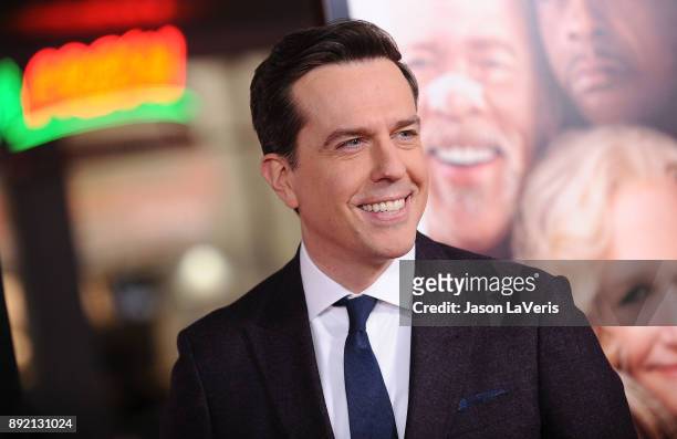 Actor Ed Helms attends the premiere of "Father Figures" at TCL Chinese Theatre on December 13, 2017 in Hollywood, California.