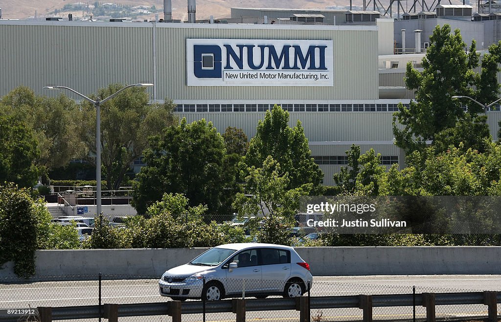 Toyota To Stop Production At GM Joint Venture Plant In California