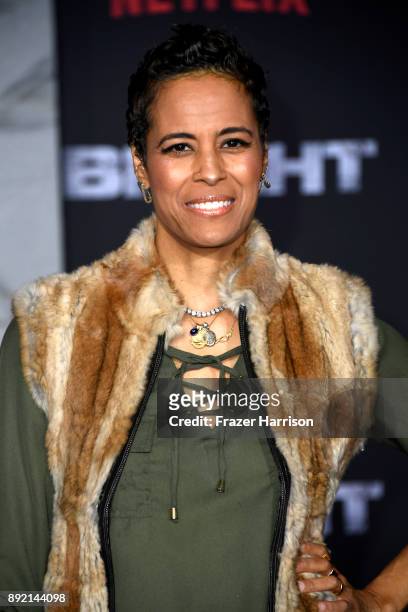 Daphne Wayans arrives at the Premiere Of Netflix's "Bright" at Regency Village Theatre on December 13, 2017 in Westwood, California.