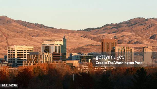 The downtown Boise skyline.