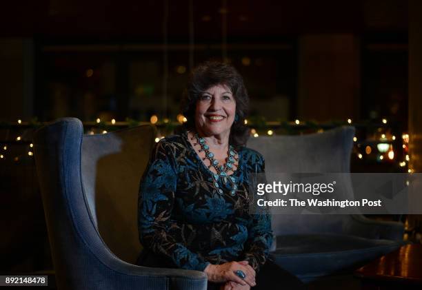 Carol Schwartz, who served as a Republican at-large member on the Council of the District of Columbia from 1985 to 1989, poses for a portrait...