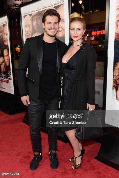 Dancer Gleb Savchenko and choreographer Elena Samodanova attend the premiere of Warner Bros. Pictures' 'Father Figures' at TCL Chinese Theatre on...