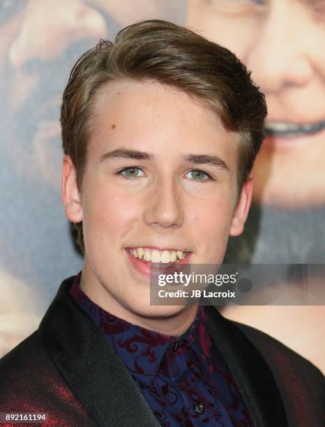 Zachary Haven attends the premiere of Warner Bros. Pictures' 'Father Figures' on December 13, 2017 in Los Angeles, California.